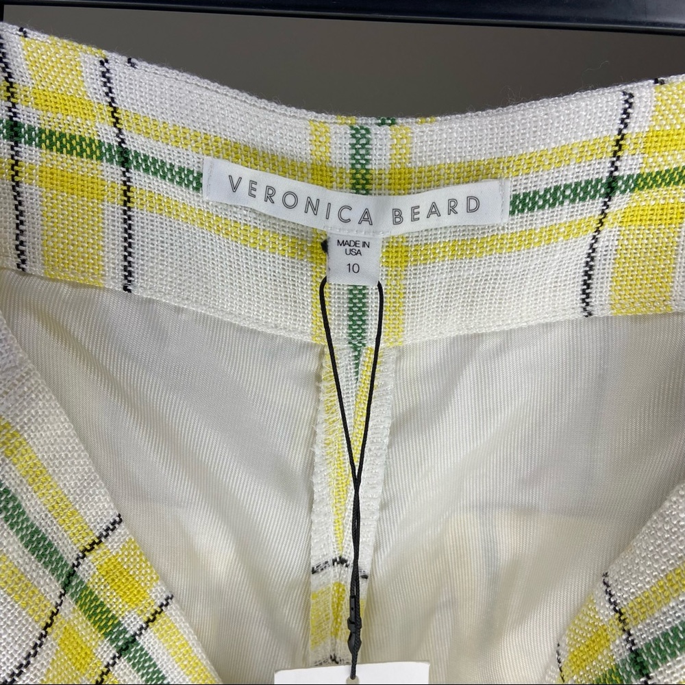 NWT VERONICA BEARD Carito Shorts Yellow Clueless - Picture 4 of 6
